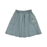FROO PATCH SHORT SKIRT (3-12Y)