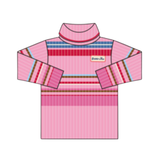 GOLDIE & ACE ROLL NECK KNIT TOP (2-6Y)