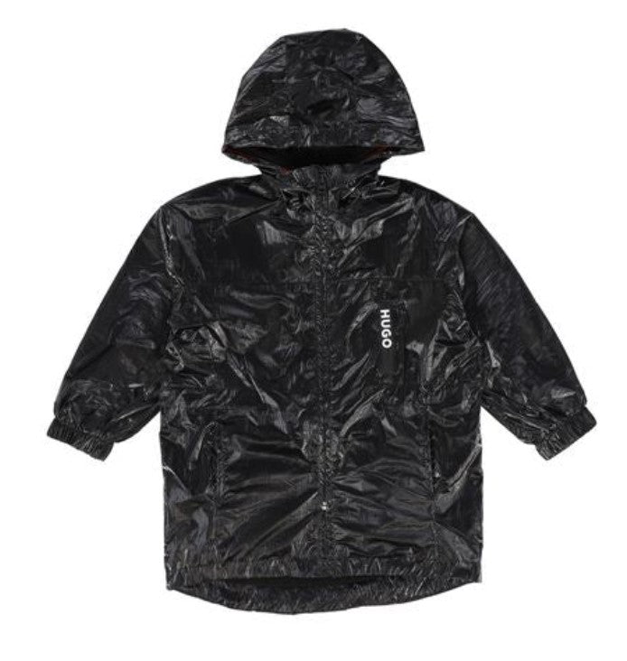 Hugo boss black windbreaker sale