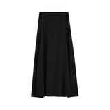 G DEGREE TOPSTITCHED YOKE SUEDE SKIRT (T0-T12)