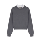 GEM FRILL COLLAR SWEATSHIRT (T0-T12)