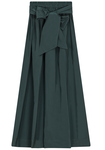 GEM BELTED TAFFETA SKIRT (XS-XL)