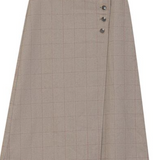 GEM WOOL WRAP SKIRT (S-XL)