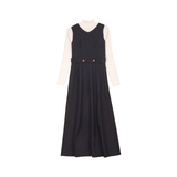 GEM MOCKNECK WOOL DRESS (T0-T12)