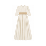 GOLD LABEL TAFFETA GOWN W/SASH (3-18Y)