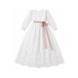 GOLD LABEL EMB CAMEO ORGANZA GOWN (3-18Y)