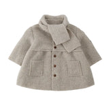 1+ IN THE FAMILY GORIZIA COAT W/SCARF (12M-48M)
