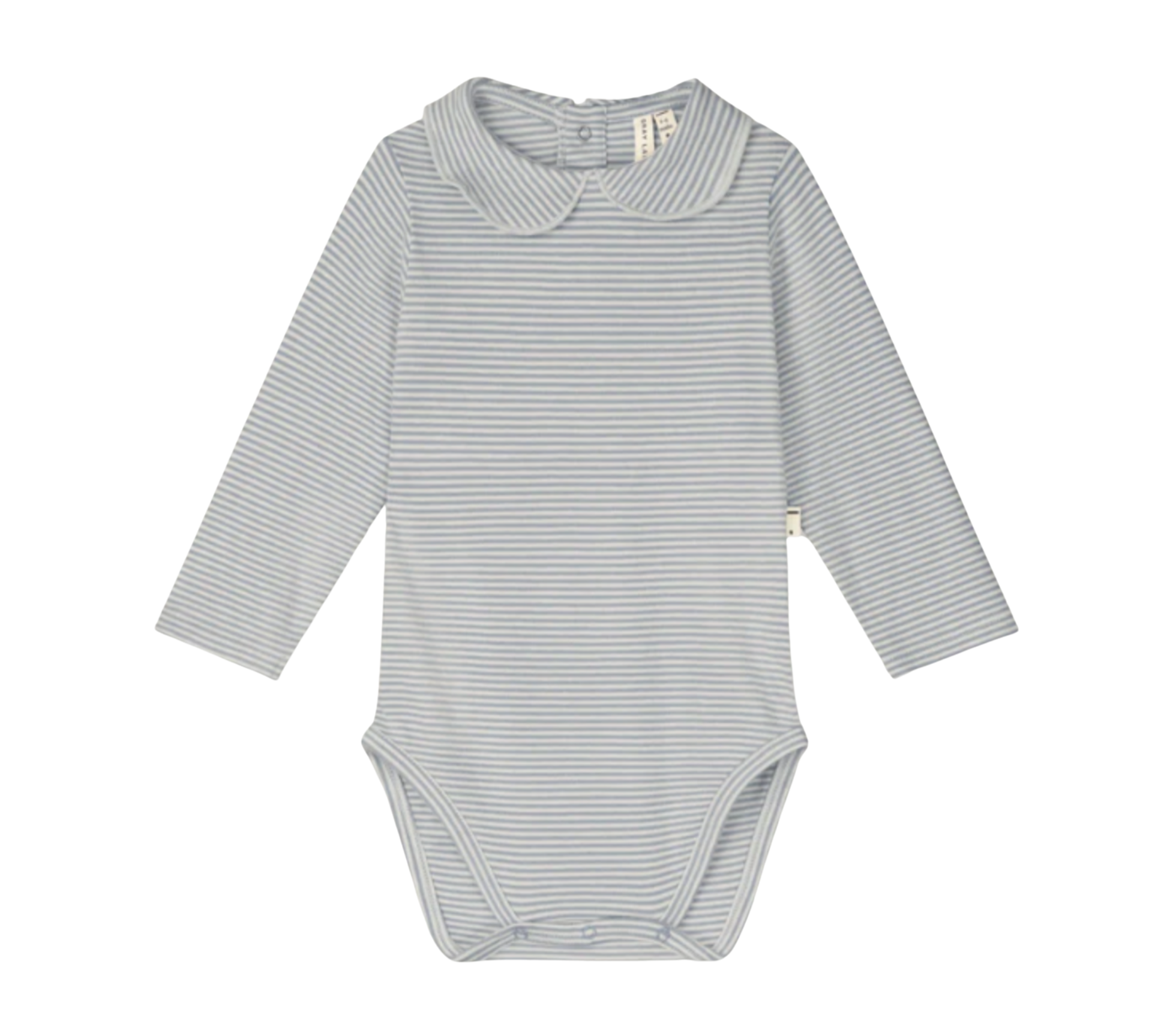 GRAY LABEL BABY COLLAR ONESIE (3M-24M)
