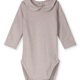 GRAY LABEL BABY COLLAR ONESIE (0M-24M)