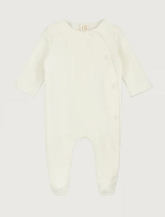 GRAY LABEL NEWBORN SUIT W/SNAPS (NB)