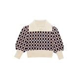 BIRINIT PETIT GEOMETRIC KNIT SWEATER (12M-3Y)