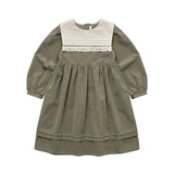LOUISIELLA AGRICHE CORDUROY DRESS (3-12Y)
