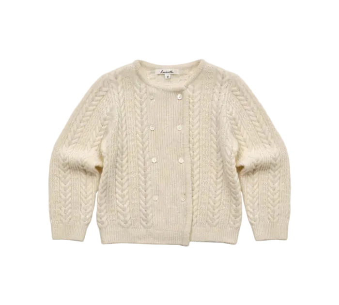 LOUISIELLA OBRINE KNIT CARDIGAN (3-12Y)