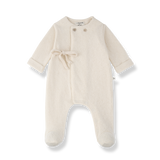 1+ IN THE FAMILY HAVRE JUMPSUIT W/FEET (1M-6M)
