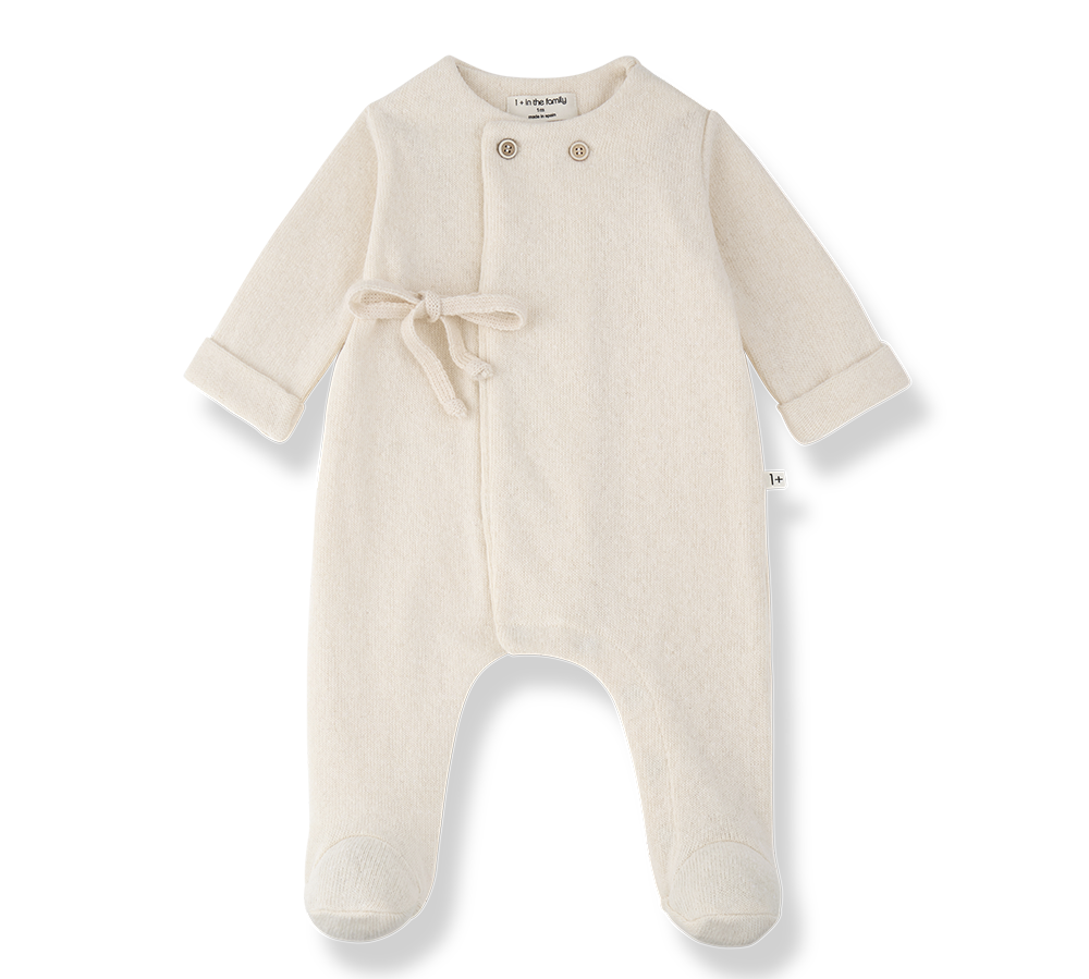 1+ IN THE FAMILY HAVRE JUMPSUIT W/FEET (1M-6M)