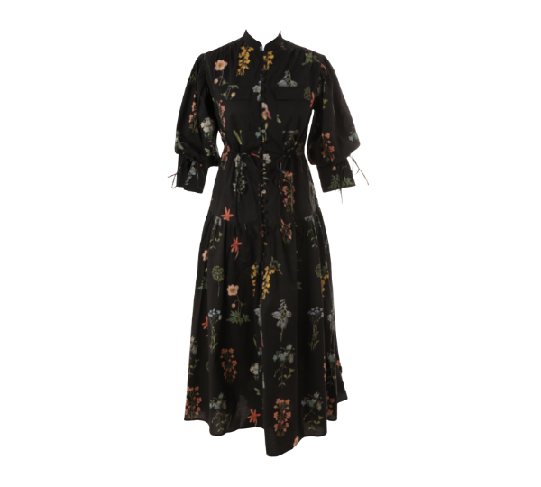 HEV FLORAL SMALL BUTTONS DRESS (P-L) - Klade Children's Boutique