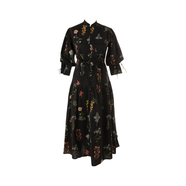HEV FLORAL SMALL BUTTONS DRESS (P-L) - Klade Children's Boutique
