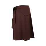 HEV PINSTRIPE SKIRT W/BOW BELT (P-XL)
