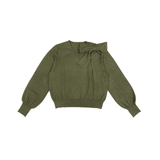 HEV FINE KNIT TOP W/LARGE BOW (P-XL)