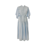 HEV SOLID SMALL BUTTONS DRESS (P-XL)