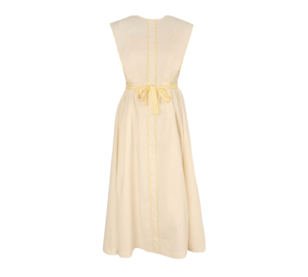 HEV SCALLOPED TRIM DRESS (P-L) - Klade Children's Boutique