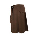 HEV PINSTRIPE SKIRT W/BOW BELT (P-XL)