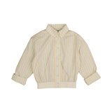 HEV STRIPE ELASTIC TRIM SHIRT (P-XL)