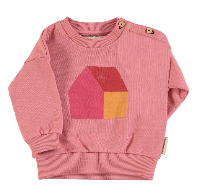 PUIPUICHICK HOUSE PRINT SWEATSHIRT(6M-14Y)