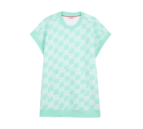 HUGO BOSS SS ROUND NECK DRESS (4-10A) Klade Children's Boutique HUGO BOSS SS ROUND NECK DRESS (4-10A) Klade Children's Boutique