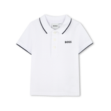 HUGO BOSS SHORT SLEEVE PIQUE POLO (5-10A) - Klade Children's Boutique