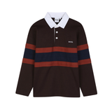 HUGO BOSS LS JERSEY BOLD STRIPES POLO (4-16A)