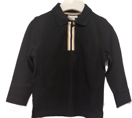 HUGO BOSS LONG SLEEVE POLO (4-16A)