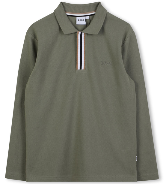 HUGO BOSS LONG SLEEVE POLO (4-16A)