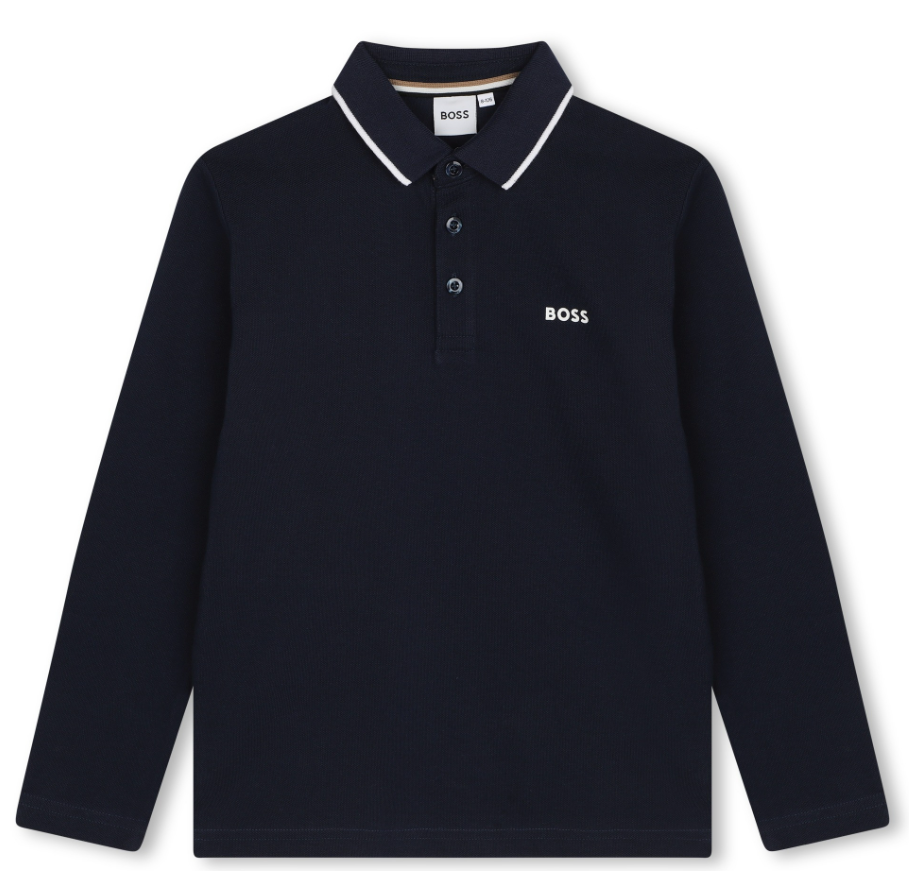 HUGO BOSS MINI ME LS POLO (4-14A)