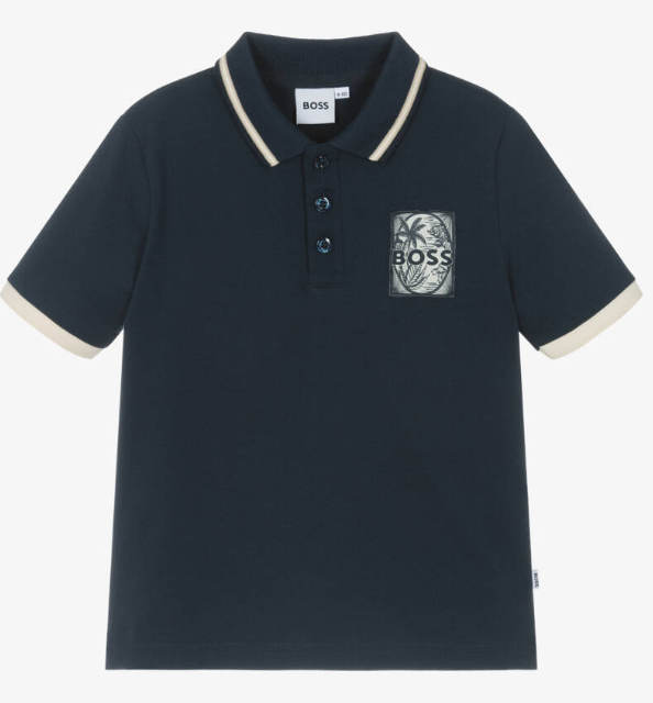 HUGO BOSS SHORT SLEEVE POLO TOP (4-10A)