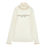 PHILOSOPHY RIB KNIT TURTLENECK (10-14Y)