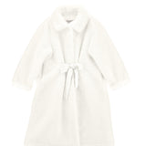 PHILOSOPHY LONG TEDDY COAT W/RIBBON (4-14Y)