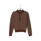 INDEE WEBCAM STRIPED PULLOVER W/BUTTONS (10-L)