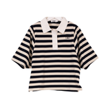 INDEE VISIBLE POLO LARGE STRIPES TSHIRT(10-L)