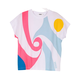 INDEE VIDEO LACED PRINT TSHIRT (10-L) - Klade Children's Boutique