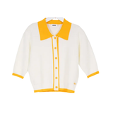 INDEE VIEW POLO COLLAR SS CARDIGAN (XXS-L)