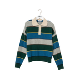 INDEE WISHES MULTICOLOR STRIPED COLLAR POLO (10-L)