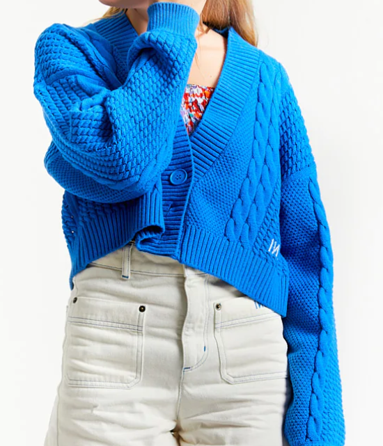 INDEE CARDIGAN W/CABLES(10-L)