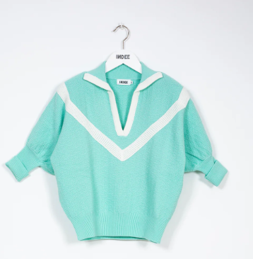 INDEE POLO KNIT SWEATER(10-M)