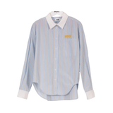INDEE VIZCAYA EMB STRIPED SHIRT (XXS-S) - Klade Children's Boutique