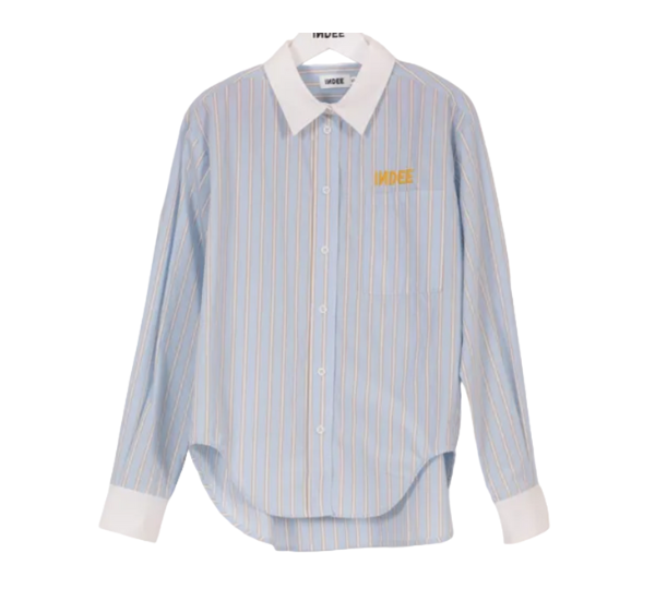 INDEE VIZCAYA EMB STRIPED SHIRT (XXS-S) - Klade Children's Boutique