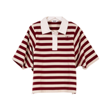 INDEE VISIBLE POLO LARGE STRIPES TSHIRT(10-L) - Klade Children's Boutique