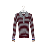 INDEE WALLABY FITTED POLO COLLAR TOP(XXS-XL)