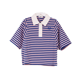 INDEE VISIBLE POLO LARGE STRIPES TSHIRT(10-L) - Klade Children's Boutique