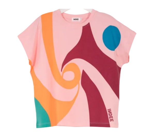 INDEE VIDEO LACED PRINT TSHIRT (10-L) - Klade Children's Boutique
